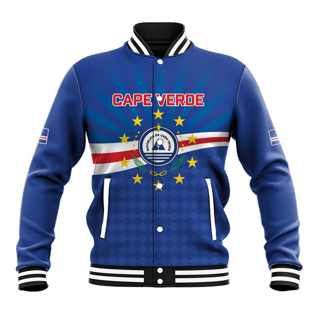 Cape Verde Football 2026 Baseball Jacket Historic First World Cup Appearance - African Pride