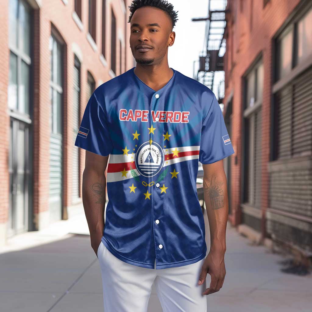 Cape Verde Football 2026 Baseball Jersey Historic First World Cup Appearance - African Pride