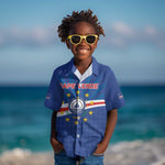Cape Verde Football 2026 Kid Hawaiian Shirt Historic First World Cup Appearance - African Pride