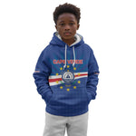 Cape Verde Football 2026 Kid Hoodie Historic First World Cup Appearance - African Pride
