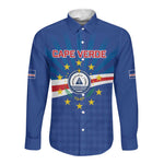 Cape Verde Football 2026 Long Sleeve Button Shirt Historic First World Cup Appearance - African Pride