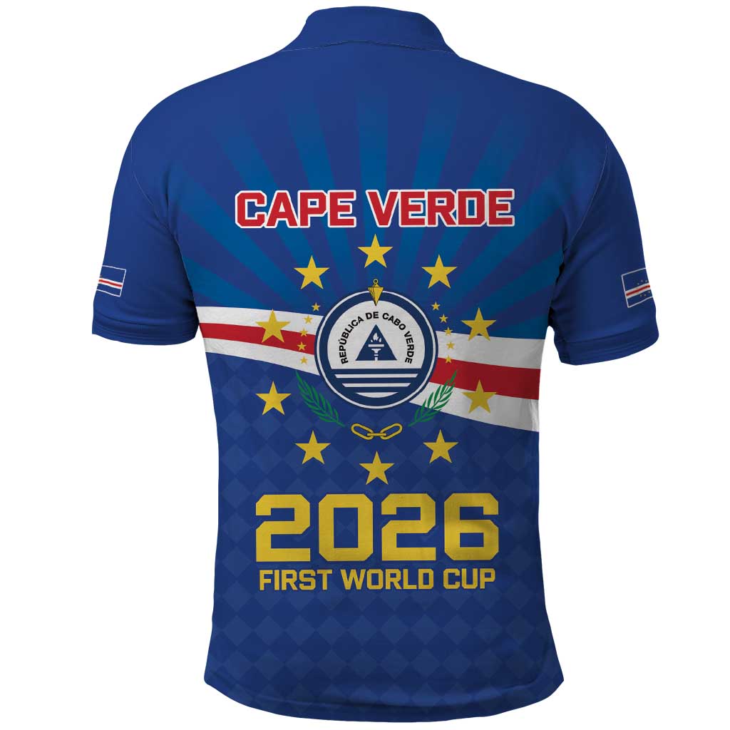 Cape Verde Football 2026 Polo Shirt Historic First World Cup Appearance - African Pride