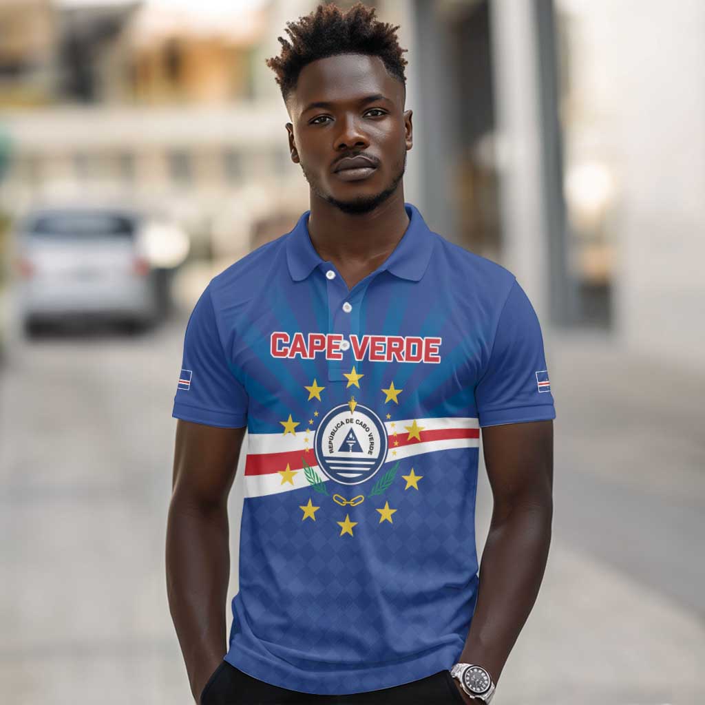 Cape Verde Football 2026 Polo Shirt Historic First World Cup Appearance - African Pride