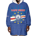Cape Verde Football 2026 Wearable Blanket Hoodie Historic First World Cup Appearance - African Pride