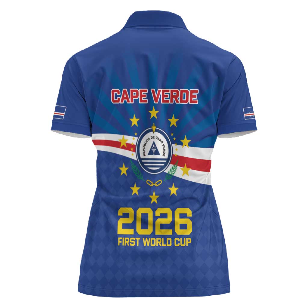 Cape Verde Football 2026 Women Polo Shirt Historic First World Cup Appearance - African Pride