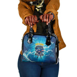 Blue Shark Cape Verde Football Shoulder Handbag First World Cup 2026 - African Pride