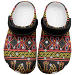 Toghu Cameroon Clogs Shoes Traditional Pattern - African Pride