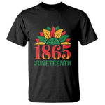 Juneteenth 1865 Sunflower T Shirt Celebrate African American Freedom Day