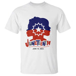 Juneteenth Flag T Shirt Celebrating Black Freedom Day 1865