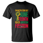 Emancipation Day T Shirt Juneteenth Black American Freedom Since 1865