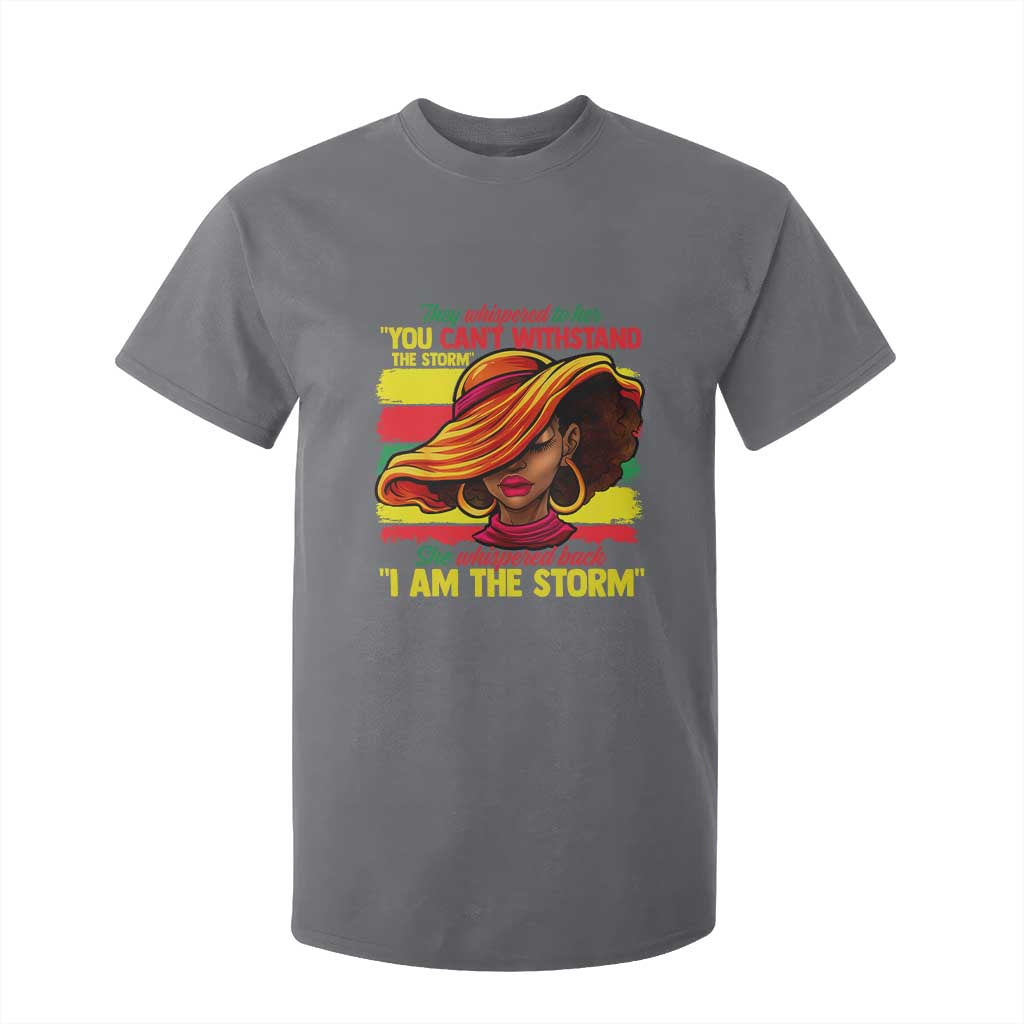 Proud Black African American Ladies T Shirt For Kid Black History Month