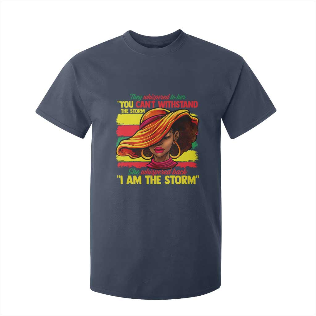 Proud Black African American Ladies T Shirt For Kid Black History Month