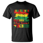 Juneteenth 1865 T Shirt Celebrating Black Freedom June 19th African American