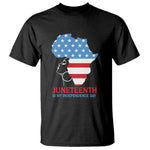 Juneteenth Is My Independence Day T Shirt African Woman Not 4th Of July