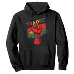 Stand With Traoré 2025 Hoodie Burkina Faso Flag Raised Fist Broken Chains