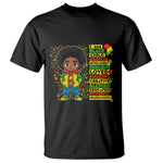 I Am Black Child Afro Boy T Shirt African American Pride Black History Month