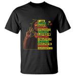 I Am Black Man With Locd T Shirt Cool African Pride Black History Month
