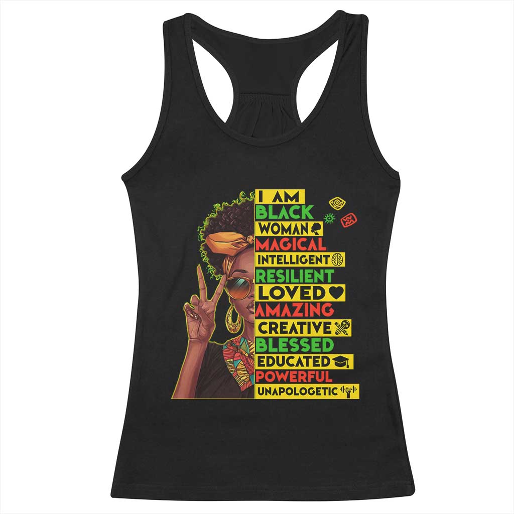 Black History Believe Achieve Succeed Racerback Tank Top African American History TS11
