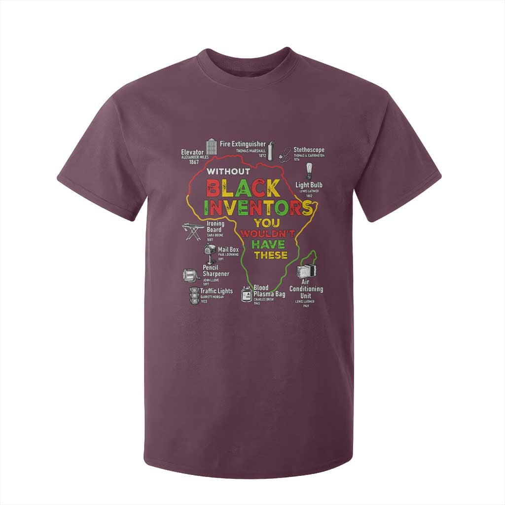 Proud Black Inventors T Shirt For Kid Black History Month African American Pride
