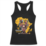 Black Education Is Freedom Racerback Tank Top Black Teacher History Month Books