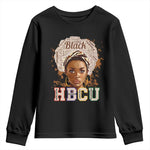 Black Educated HBCU Youth Long Sleeve Shirt Headstrong Blessed Confident Undaunted