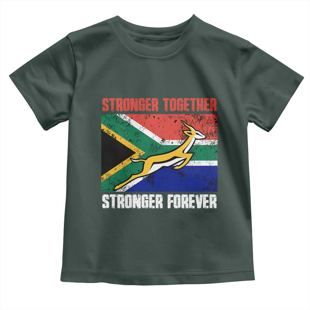 South Africa Rugby Springboks Baby Shirt Stronger Together Stronger Forever Go Bokke