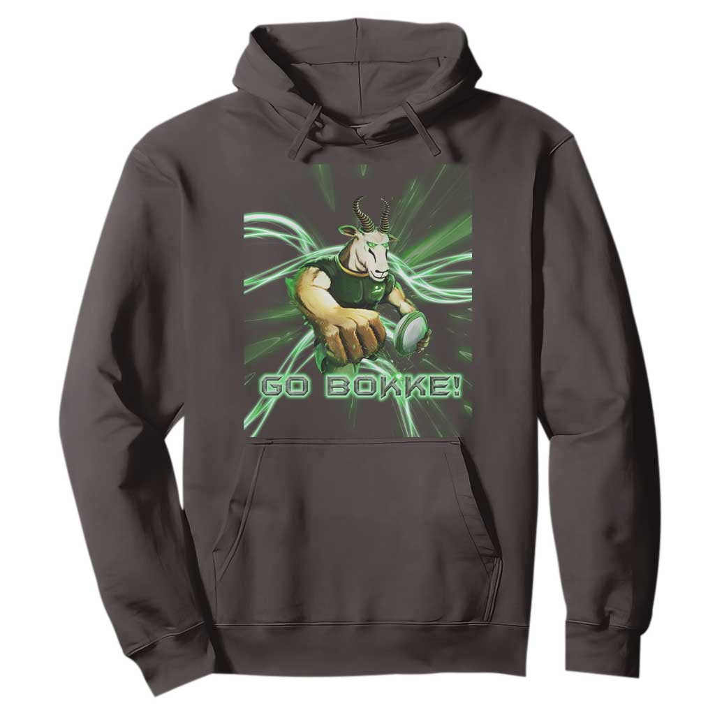 South Africa Rugby Springboks Hoodie Go Bokke Forever Stronger Together