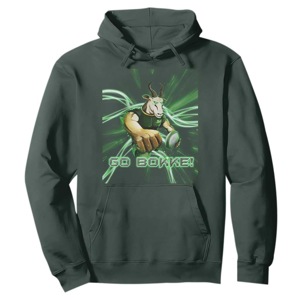 South Africa Rugby Springboks Hoodie Go Bokke Forever Stronger Together