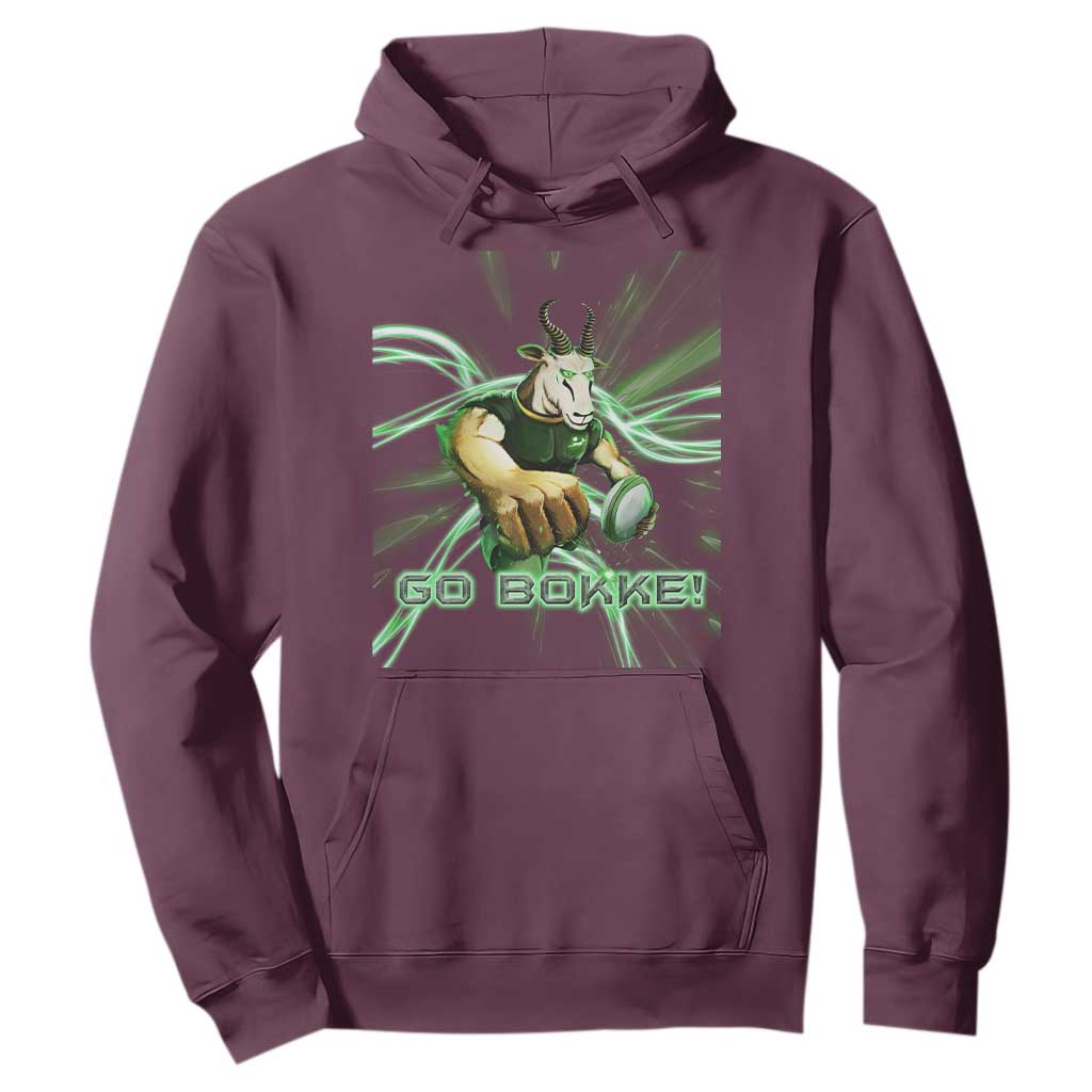 South Africa Rugby Springboks Hoodie Go Bokke Forever Stronger Together