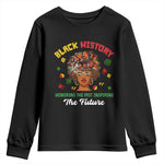 Black History Month Youth Long Sleeve Shirt Honoring The Past Inspiring The Future African American Roots