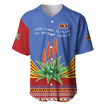 Aloe Vera Eswatini Baseball Jersey Flag Print and Cultural Motif From Thorn to Flame