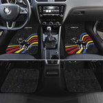 Eswatini Elephant Car Mats Swazi Flag Colors and Cosmic Background