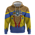 Swaziland Eswatini Hoodie Coat of Arms Lion Elephant Shield Leopard Print Design