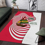 Lome Togo Area Rug - Sailboat and Sunset – Where the Sun Kisses the Sea