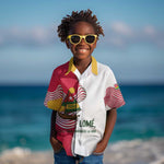 Lome Togo Kid Hawaiian Shirt - Sailboat and Sunset – Where the Sun Kisses the Sea