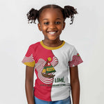 Lome Togo Kid T shirt - Sailboat and Sunset – Where the Sun Kisses the Sea