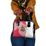 Lome Togo Shoulder Handbag - Sailboat and Sunset – Where the Sun Kisses the Sea