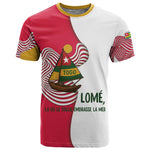 Lome Togo T shirt - Sailboat and Sunset – Where the Sun Kisses the Sea