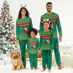 Cameroon Christmas Pajama Set Coat of Arms Santa Hat and Stars Motif - African Pride