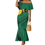 Afro Ghana Lion Mermaid Dress Star Grunge Style