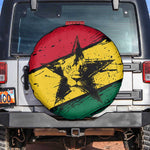 Afro Ghana Lion Spare Tire Cover Star Grunge Style