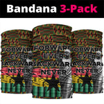 Kwame Nkrumah Ghana Neck Gaiter Kente Pattern African TS04