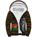 Kwame Nkrumah Ghana Sherpa Hoodie Kente Pattern African