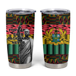 Kwame Nkrumah Ghana Tumbler Cup Kente Pattern African