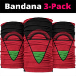 Malawi Neck Gaiter Flag Colors Blended National Emblem TS04