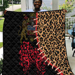 Leopard and Lion Malawi Quilt Unity and Freedom