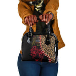 Leopard and Lion Malawi Shoulder Handbag Unity and Freedom