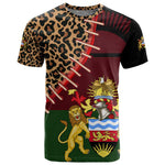 Leopard and Lion Malawi T shirt Unity and Freedom