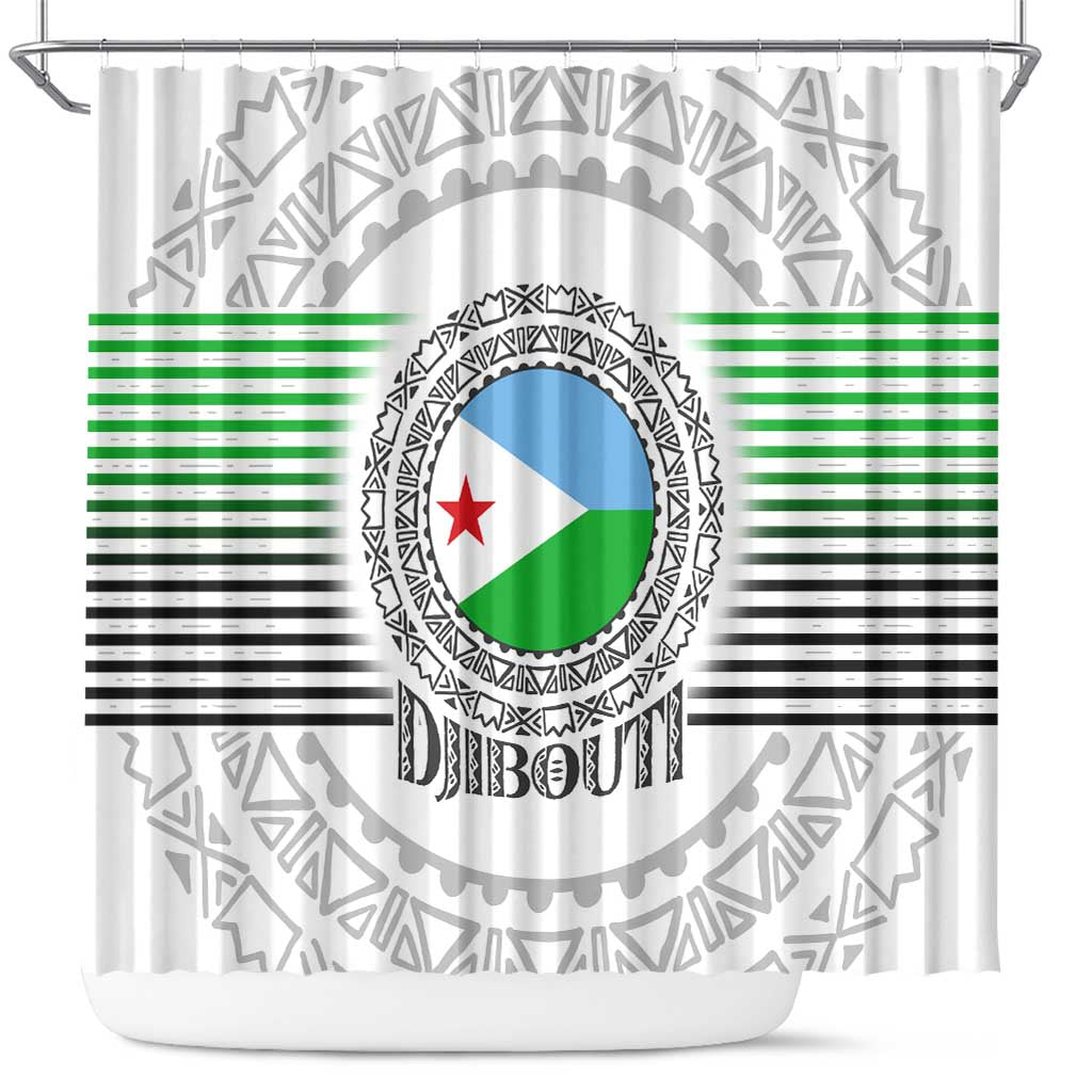 African Tribal Djibouti Roots Shower Curtain Urban Streetwear
