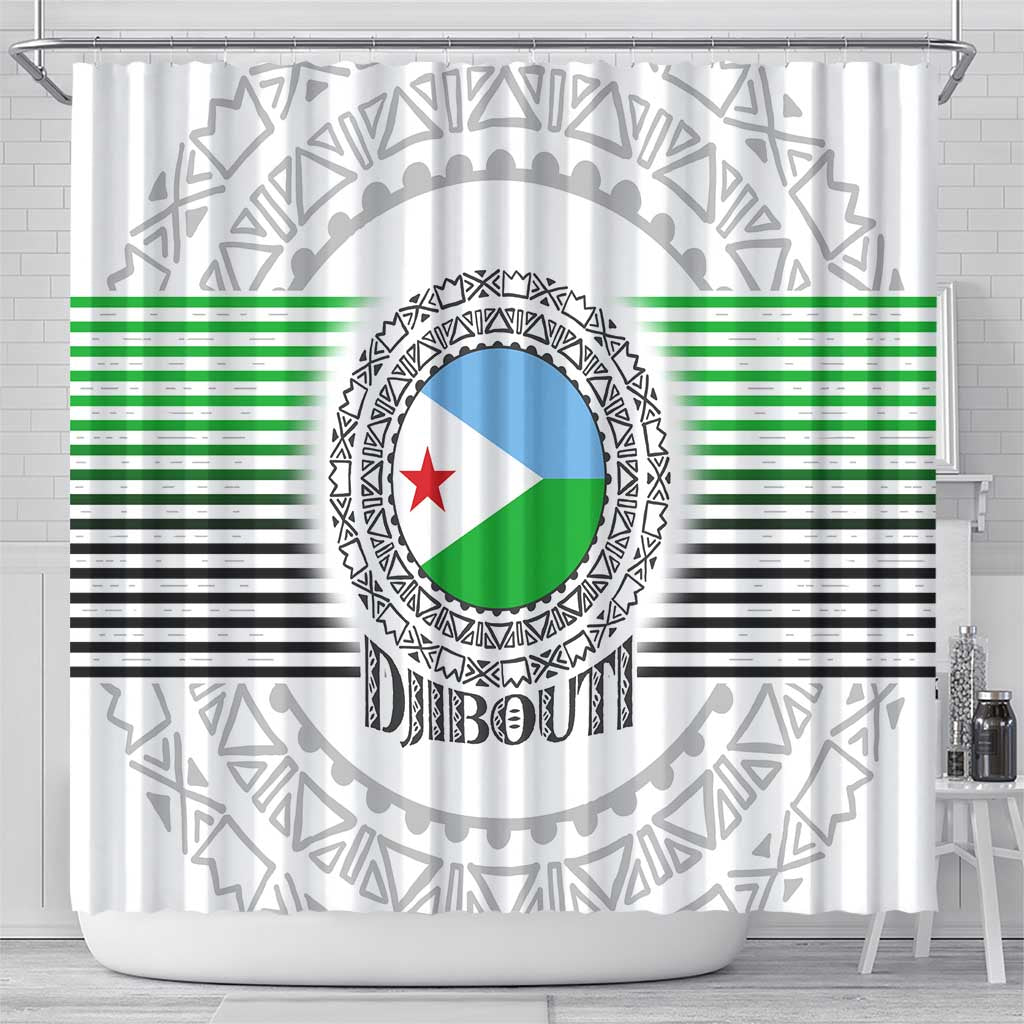 African Tribal Djibouti Roots Shower Curtain Urban Streetwear